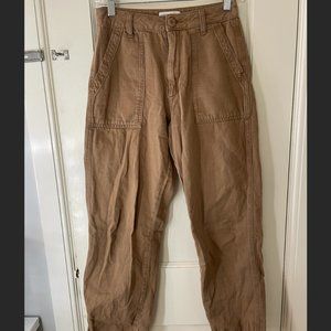 Urban Outfitters Cargos With Tie Bottoms